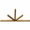 Ekena Millwork Saratoga Rough Sawn Timber Gable Bracket, Western Red Cedar, 108"W x 58"H x 4"D x 4"F, 13/12 Pitch GBW108X58X0404SAR00RWR - alternate 5
